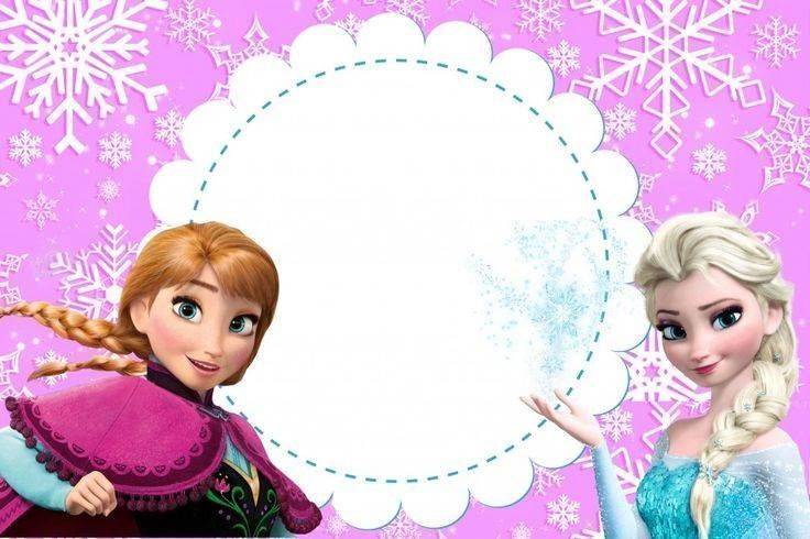 Convite Frozen para imprimir. Aniversário Digital.