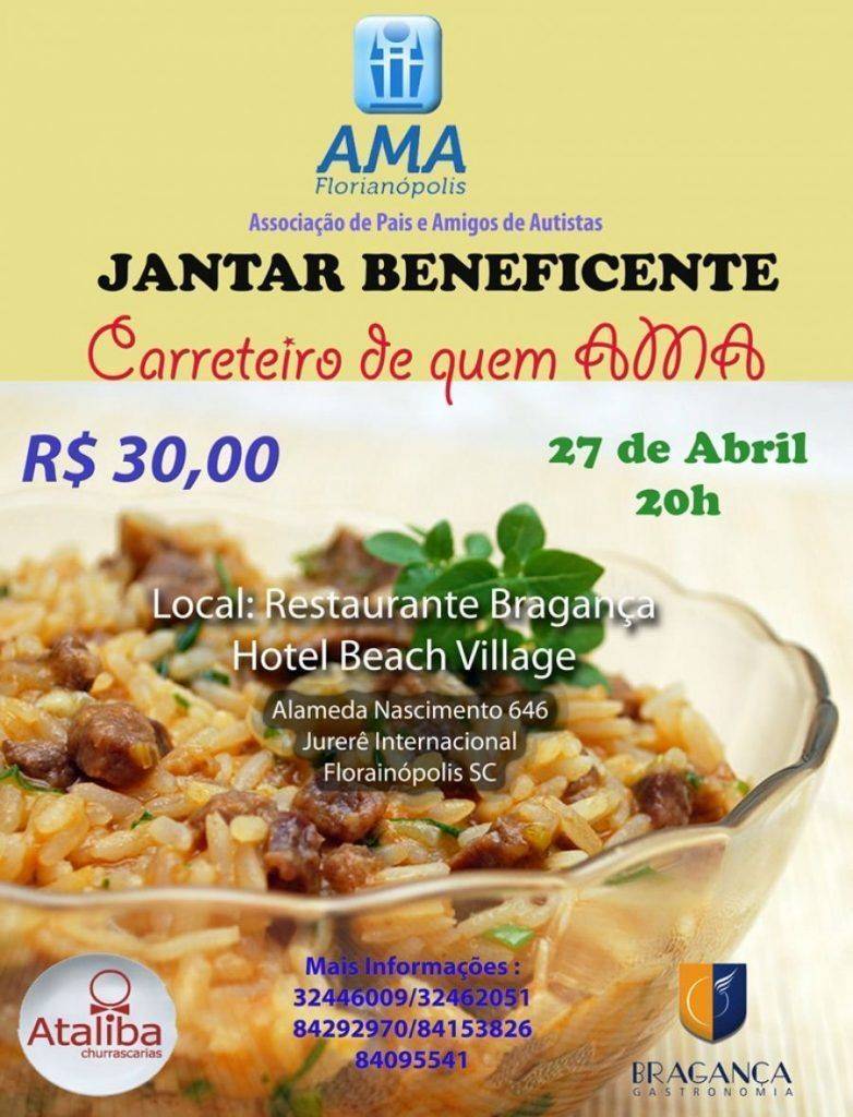 40 Convites Para Jantar Beneficente 6636