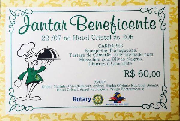 40 Convites Para Jantar Beneficente 2794