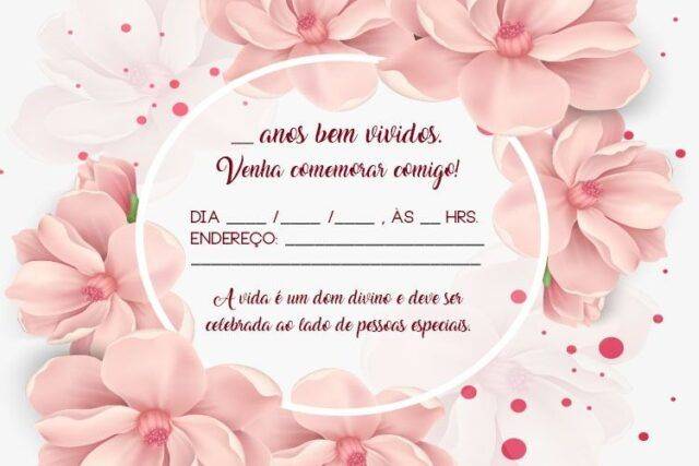 Convites Florais Cheios De Delicadeza Para Qualquer Ocasião 5876