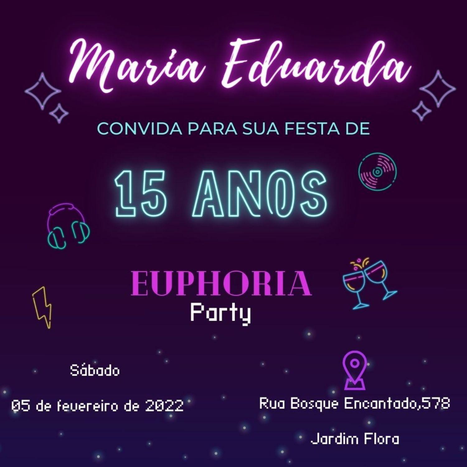 43 Modelos De Convite De Euphoria 4317